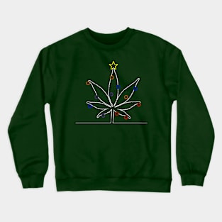 Weedmas Tree Crewneck Sweatshirt